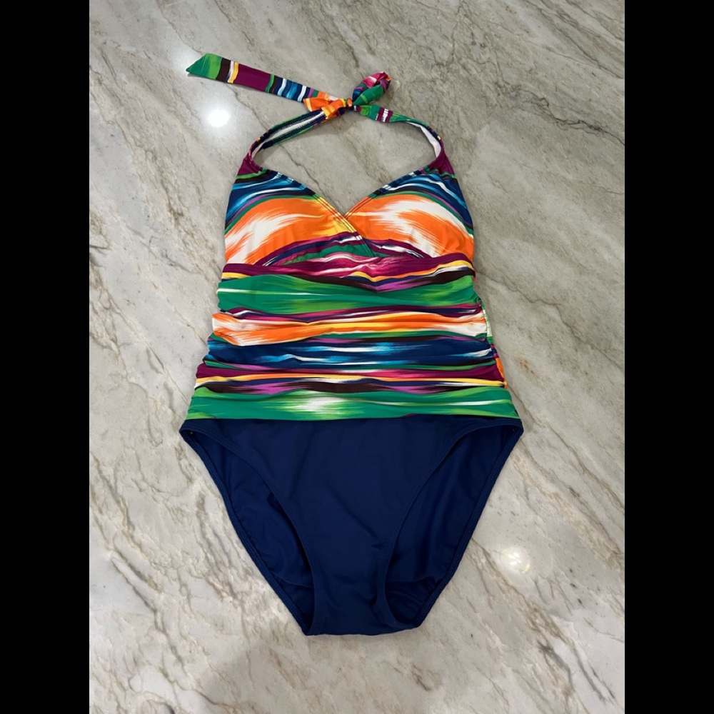 Lauren by Ralph Lauren one piece bathing suit!
